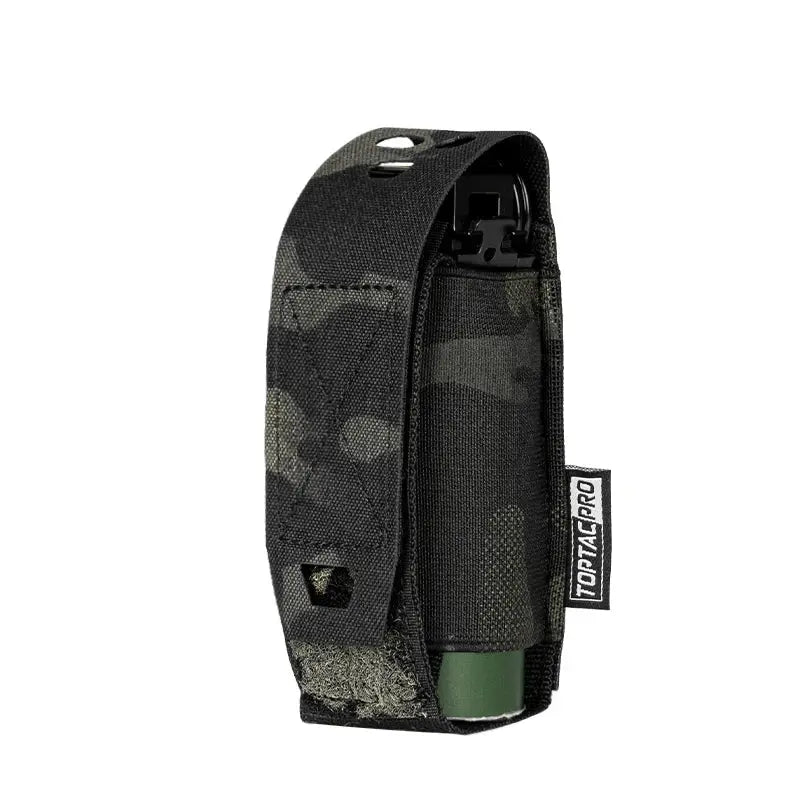 Pochette tactique MOLLE pour grenade flash et petit fumigène Zone Tactique