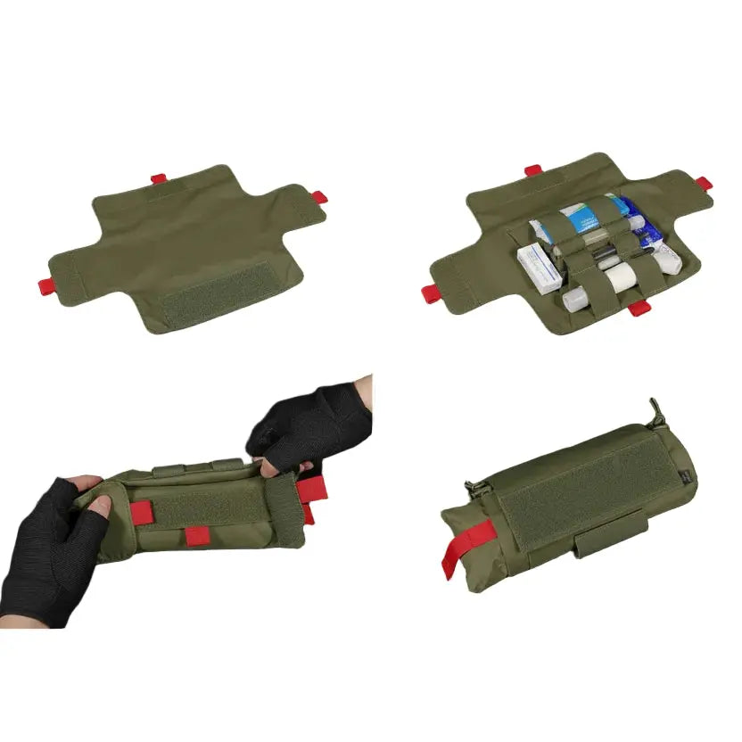 Pochette trauma IFAK tactique déploiement rapide avec languette Zone Tactique