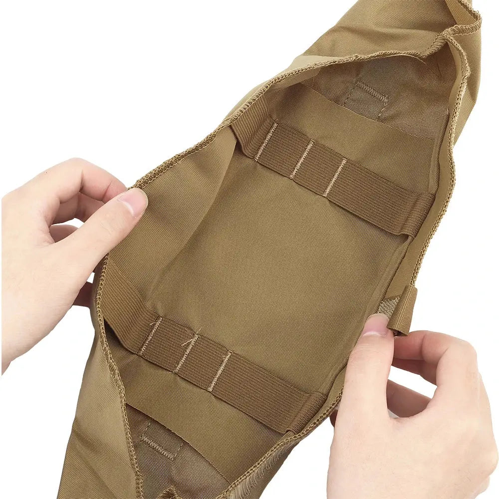 Pochette trauma tactique plate VELCRO avec ouverture frontale 
