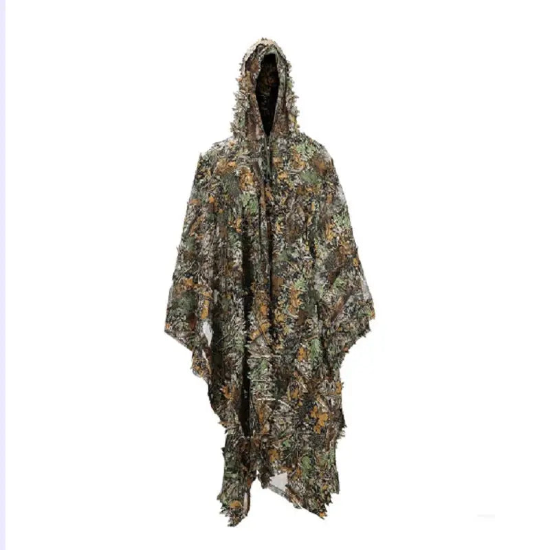 Poncho camouflage de dissimulation outdoor militaire et chasse Zone Tactique