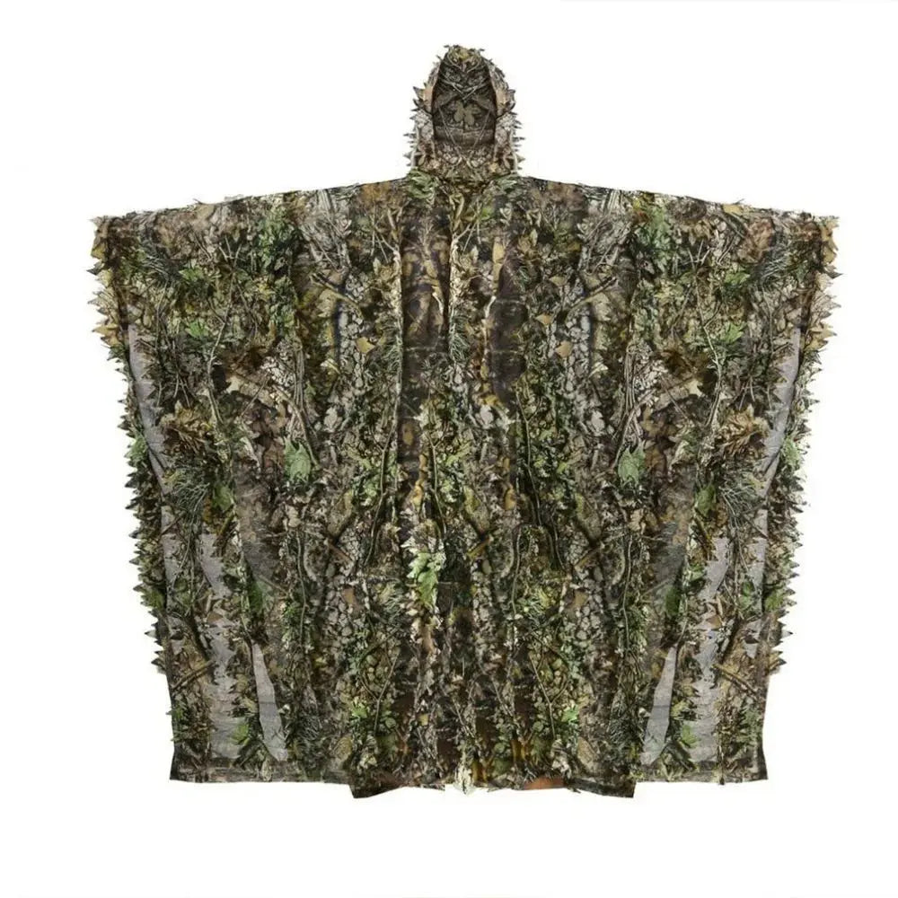 Poncho camouflage de dissimulation outdoor militaire et chasse Zone Tactique