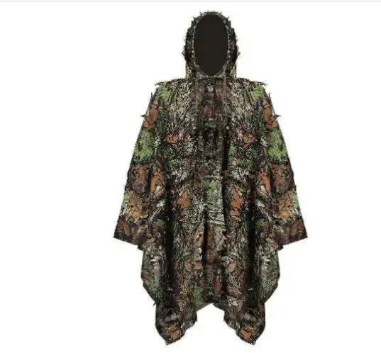 Poncho camouflage de dissimulation outdoor militaire et chasse Zone Tactique