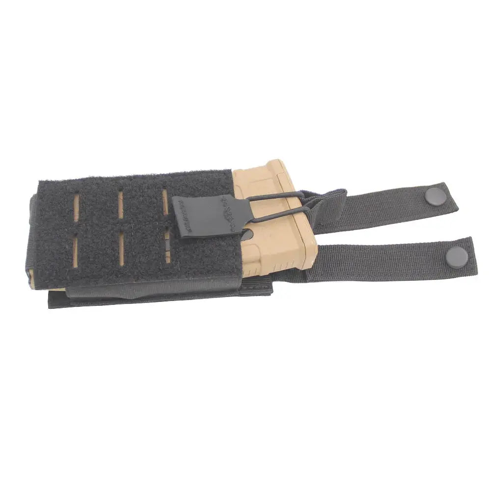 Porte-Chargeur MOLLE Single 5.56mm – Rétention élastique Zone Tactique
