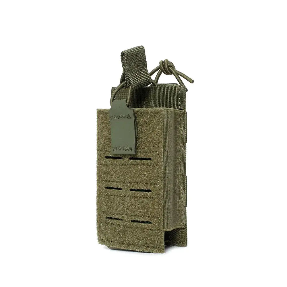 Porte-Chargeur MOLLE Single 5.56mm – Rétention élastique Zone Tactique