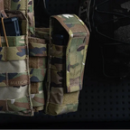 Porte chargeur 5.56 simple MOLLE fermé par grand rabat VELCRO 