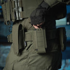 Porte chargeur 5.56 single MOLLE open top rapide rétention par serrage Zone Tactique