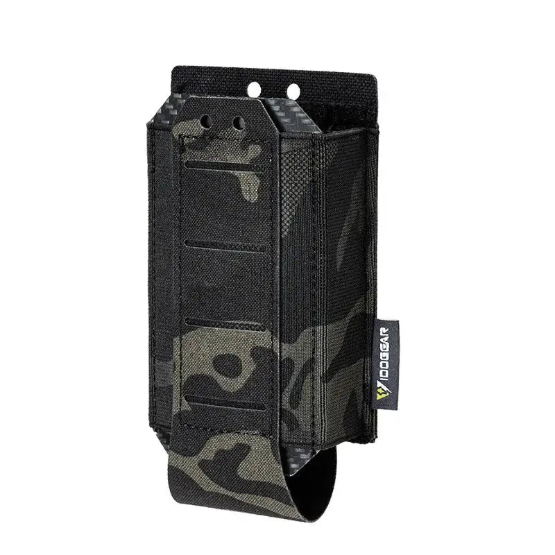 Porte chargeur 5.56 single MOLLE open top rapide rétention par serrage Zone Tactique