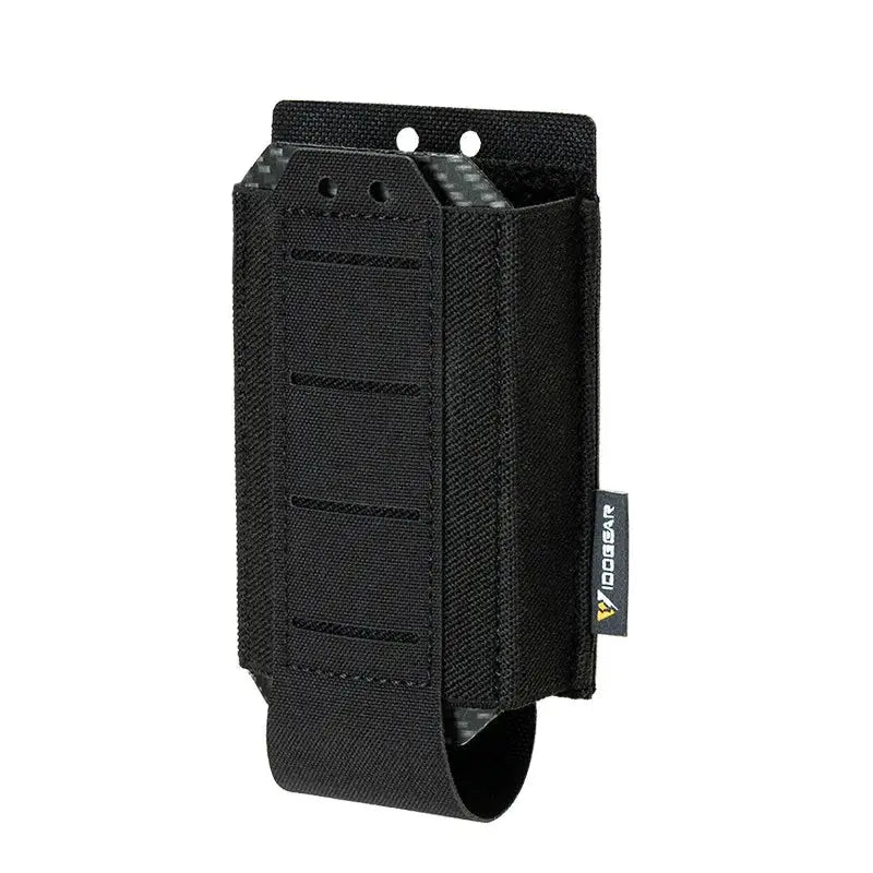 Porte chargeur 5.56 single MOLLE open top rapide rétention par serrage Zone Tactique
