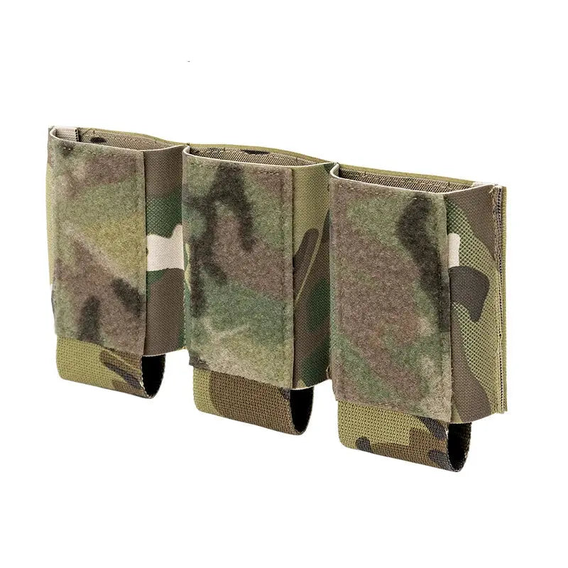 Porte chargeur 5.56 triple à VELCRO pour insertion poche tactique Zone Tactique