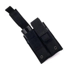 Porte chargeur DUO MOLLE pour chargeur pistolet 9mm rétention VELCRO 