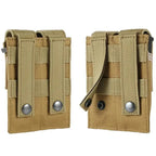 Porte chargeur DUO MOLLE pour chargeur pistolet 9mm rétention VELCRO 