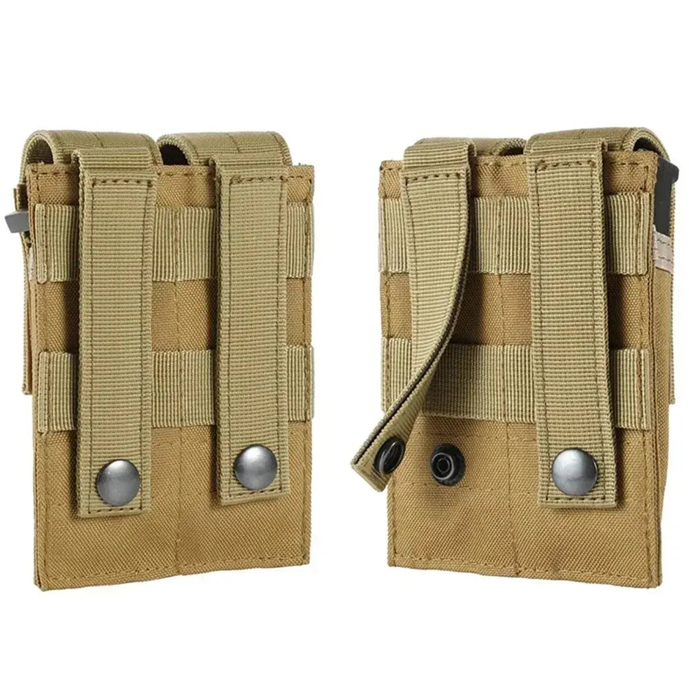 Porte chargeur DUO MOLLE pour chargeur pistolet 9mm rétention VELCRO 