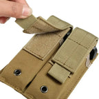 Porte chargeur DUO MOLLE pour chargeur pistolet 9mm rétention VELCRO 