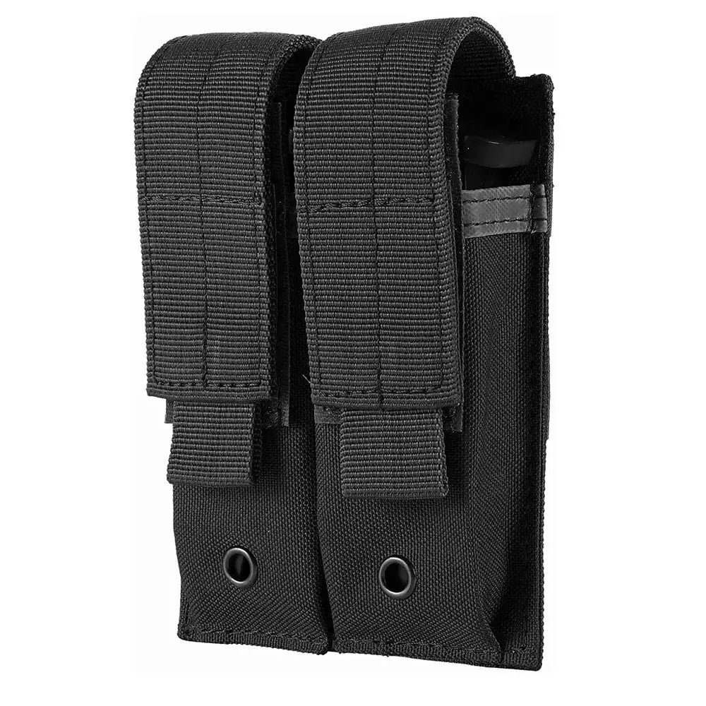 Porte chargeur DUO MOLLE pour chargeur pistolet 9mm rétention VELCRO Zone Tactique