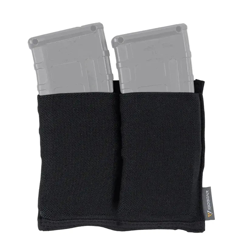 Porte chargeur MOLLE 5.56 double rétention par serrage tissu Zone Tactique