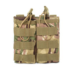 Porte chargeur MOLLE à rétention élastique format DUO 5.56mm Zone Tactique