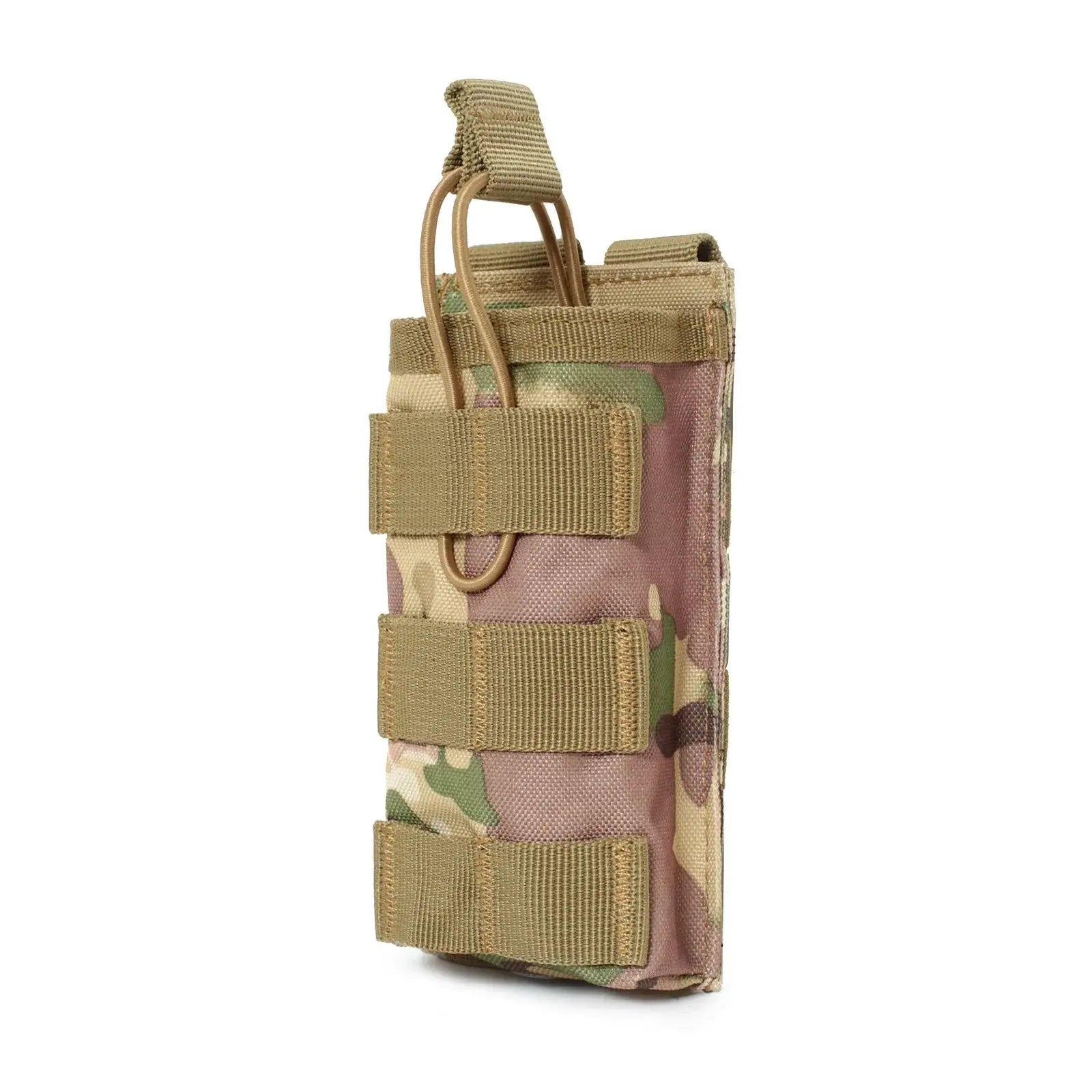 Porte chargeur MOLLE à rétention élastique format single 5.56mm Zone Tactique