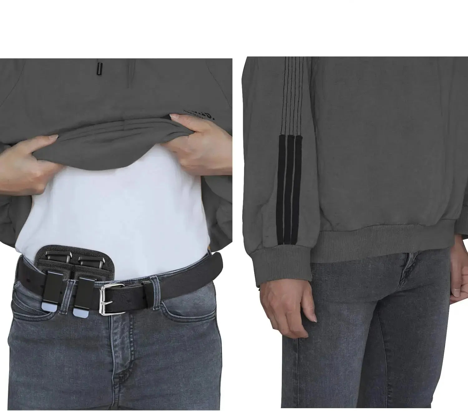 Porte chargeur double 9mm et EDC low profile tactique port ceinture Zone Tactique