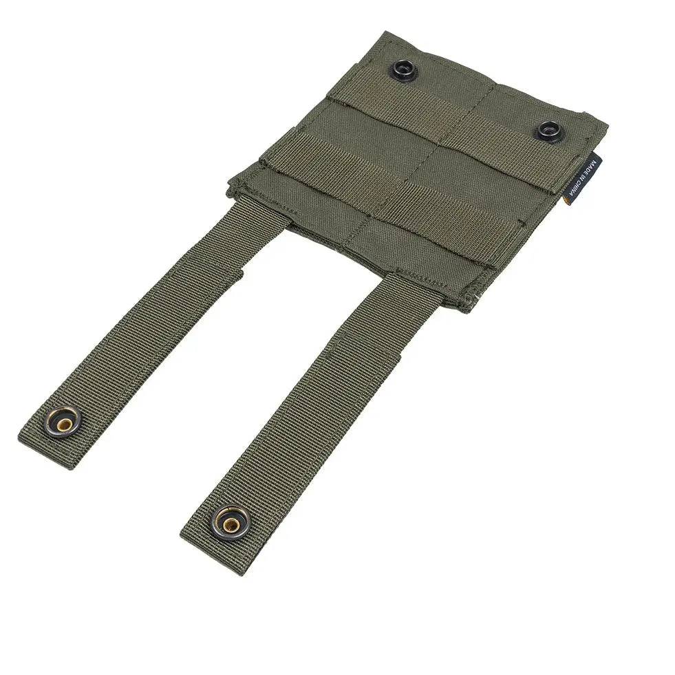 Porte chargeur double MOLLE open top rétention par serrage tissu Zone Tactique