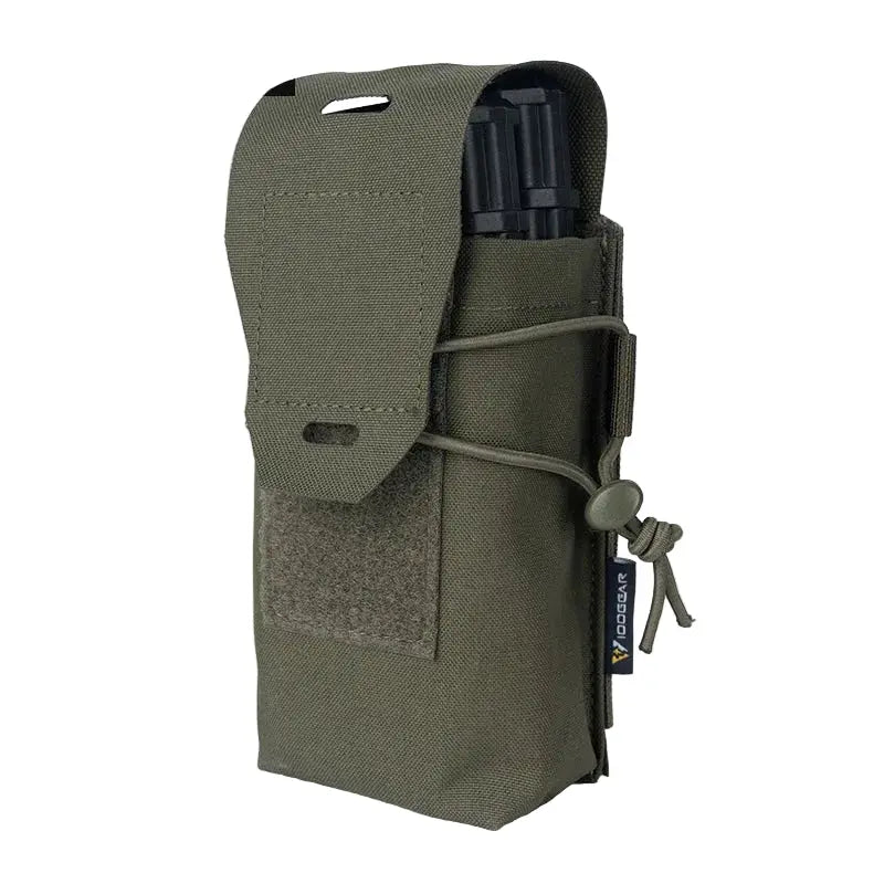Porte chargeur double et radio MOLLE réglable fermeture VELCRO Zone Tactique