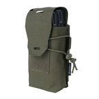 Porte chargeur double et radio MOLLE réglable fermeture VELCRO Zone Tactique