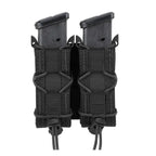 Porte chargeur double semi rigide pour pistolet 9mm usage rapide 