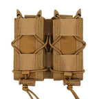 Porte chargeur double semi rigide pour pistolet 9mm usage rapide 