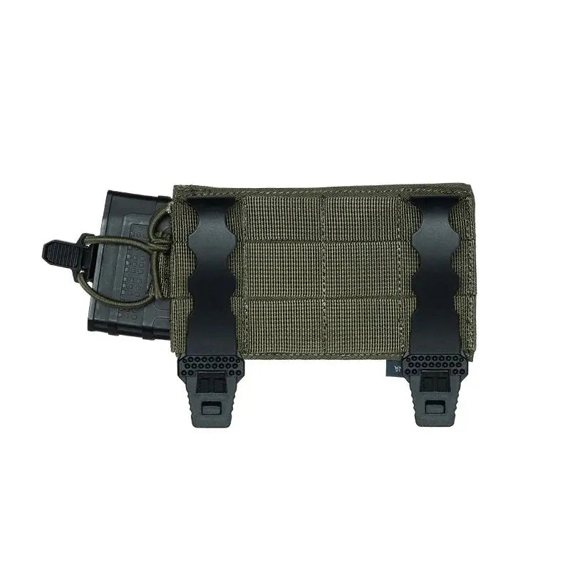 Porte chargeur latéral 5.56mm MOLLE rétention élastique et serrage Zone Tactique
