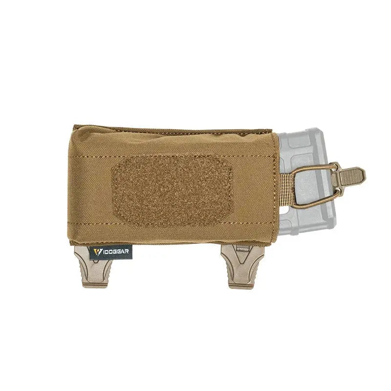 Porte chargeur latéral 5.56mm MOLLE rétention élastique et serrage Zone Tactique