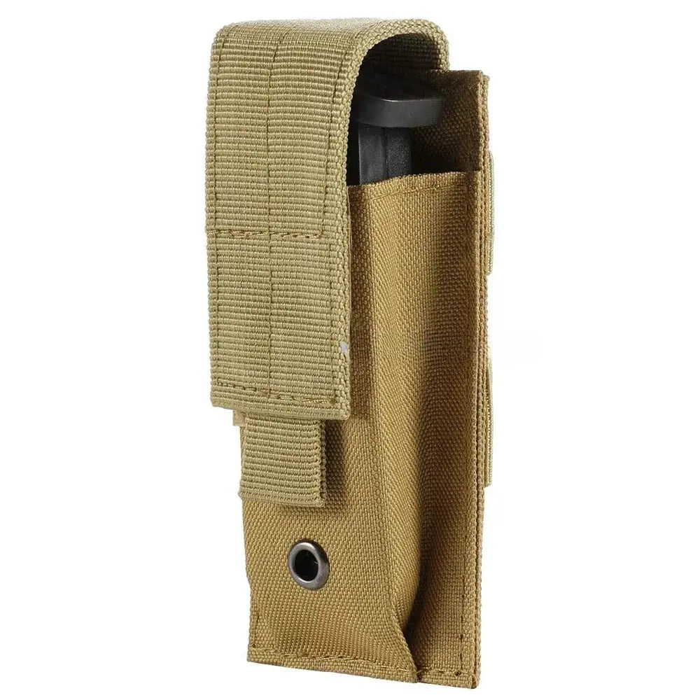 Porte chargeur single MOLLE pour chargeur 9mm rétention VELCRO Zone Tactique