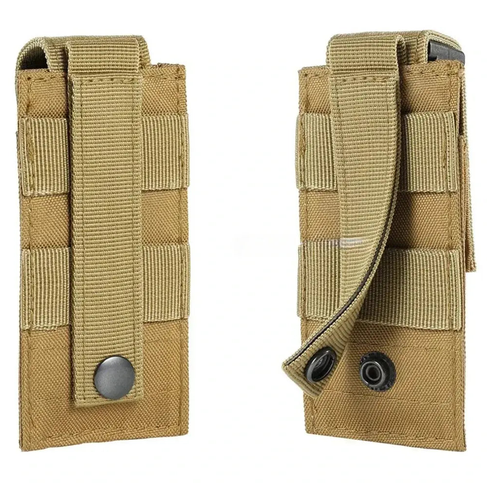 Porte chargeur single MOLLE pour chargeur 9mm rétention VELCRO Zone Tactique