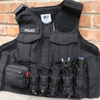 Porte chargeur triple semi rigide pour pistolet 9mm usage rapide Zone Tactique