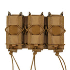 Porte chargeur triple semi rigide pour pistolet 9mm usage rapide Zone Tactique