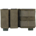 Porte-chargeurs rigide DUO – Double 9 mm + Single 5.56 mm 