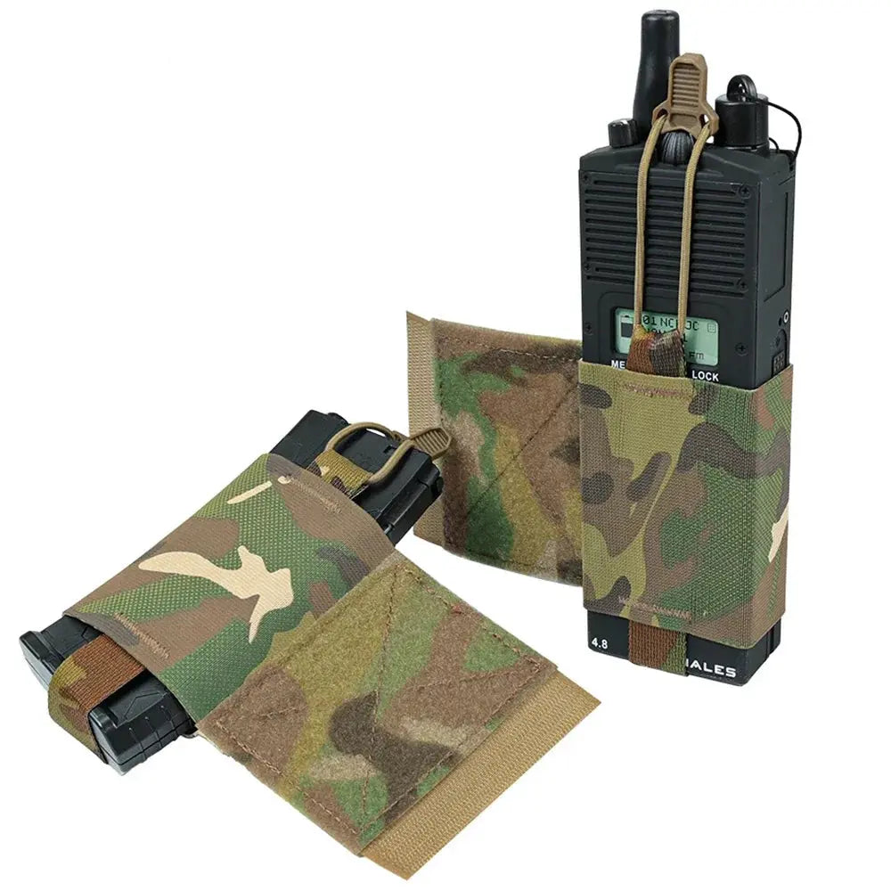 Porte équipement et chargeur MOLLE pour gilet à VELCRO Zone Tactique