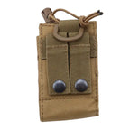 Porte radio et accessoires tactiques modulable à rétention réglable 