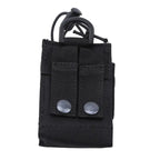 Porte radio et accessoires tactiques modulable à rétention réglable 