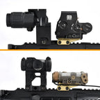 Rehausseur picatinny tactique compact pour optique sur rail 