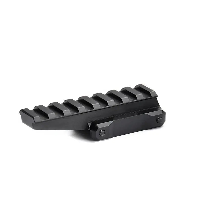 Rehausseur picatinny tactique compact pour optique sur rail 