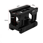 Rehausseur tactique UNITY pour optique sur rail picatinny 