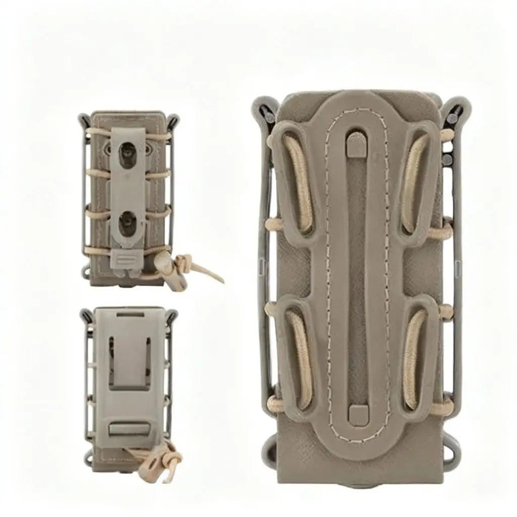Porte-chargeur PA 9mm simple rigide – MOLLE & serrage Scorpion Zone Tactique