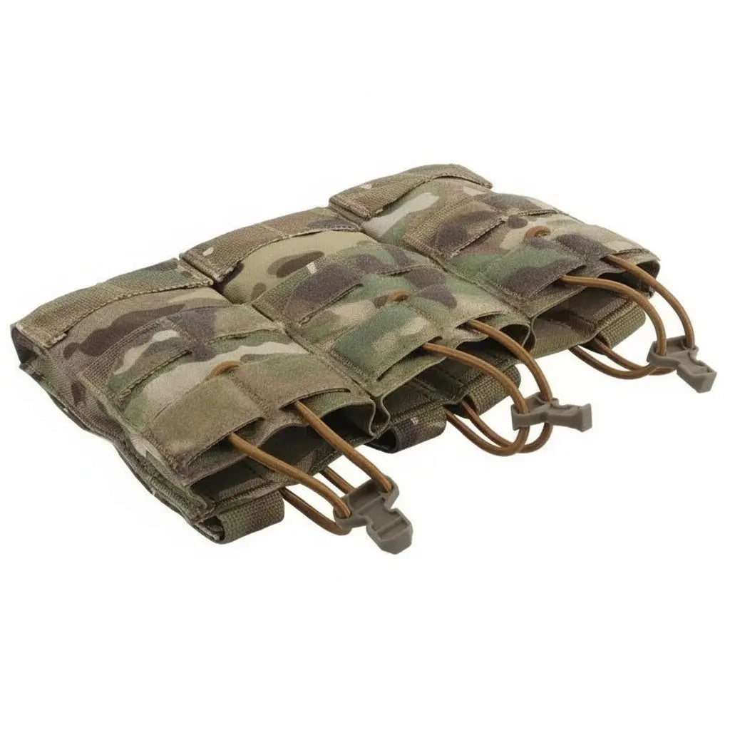 Porte-chargeurs 5.56 mm triple – Rétention élastique renforcée Zone Tactique