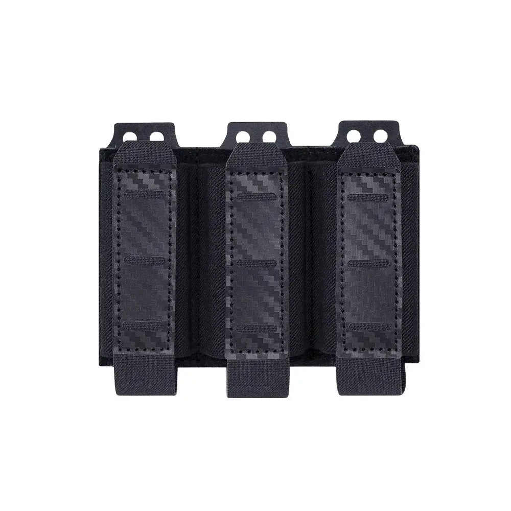 Porte chargeur type 9mm rétention par serrage format triple Zone Tactique
