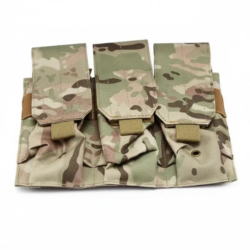 Panneau triple porte-chargeur 5.56 - Fermeture Velcro Zone Tactique