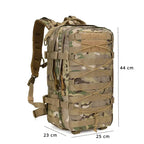 Sac à dos tactique étanche capacité 30L MOLLE usage militaire Zone Tactique