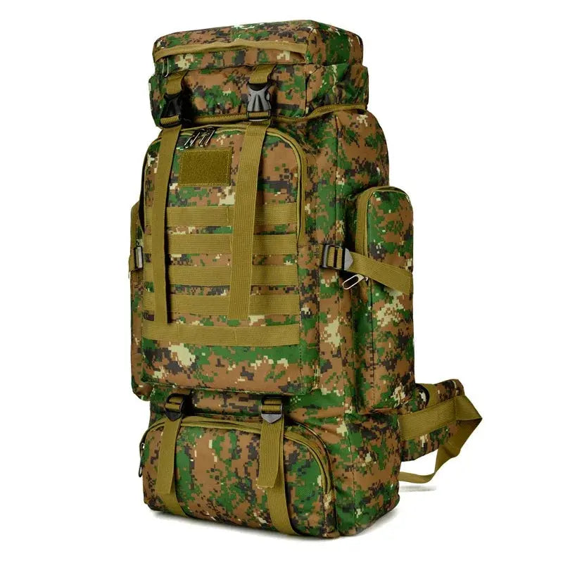 Sac à dos tactique terrain et randonnée militaire 80L haute capacité Zone Tactique