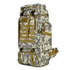 Sac à dos tactique terrain et randonnée militaire 80L haute capacité Zone Tactique