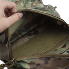 Sac arrière tactique pour gilet porte-plaques compatible zip éclair Zone Tactique