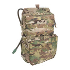 Sac backpanel MOLLE multi poches avec compartiment hydratation 3L 