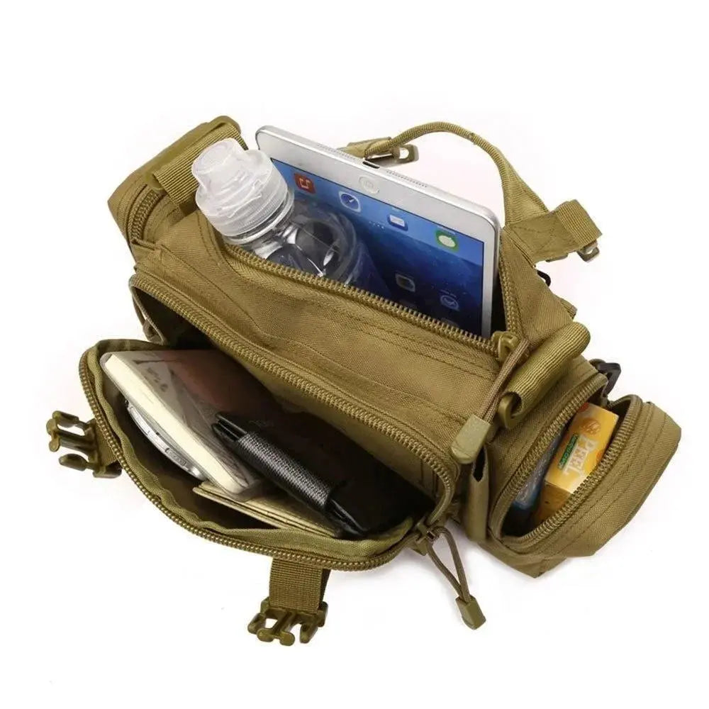 Sac bandoulière EDC tactique MOLLE large capacité 